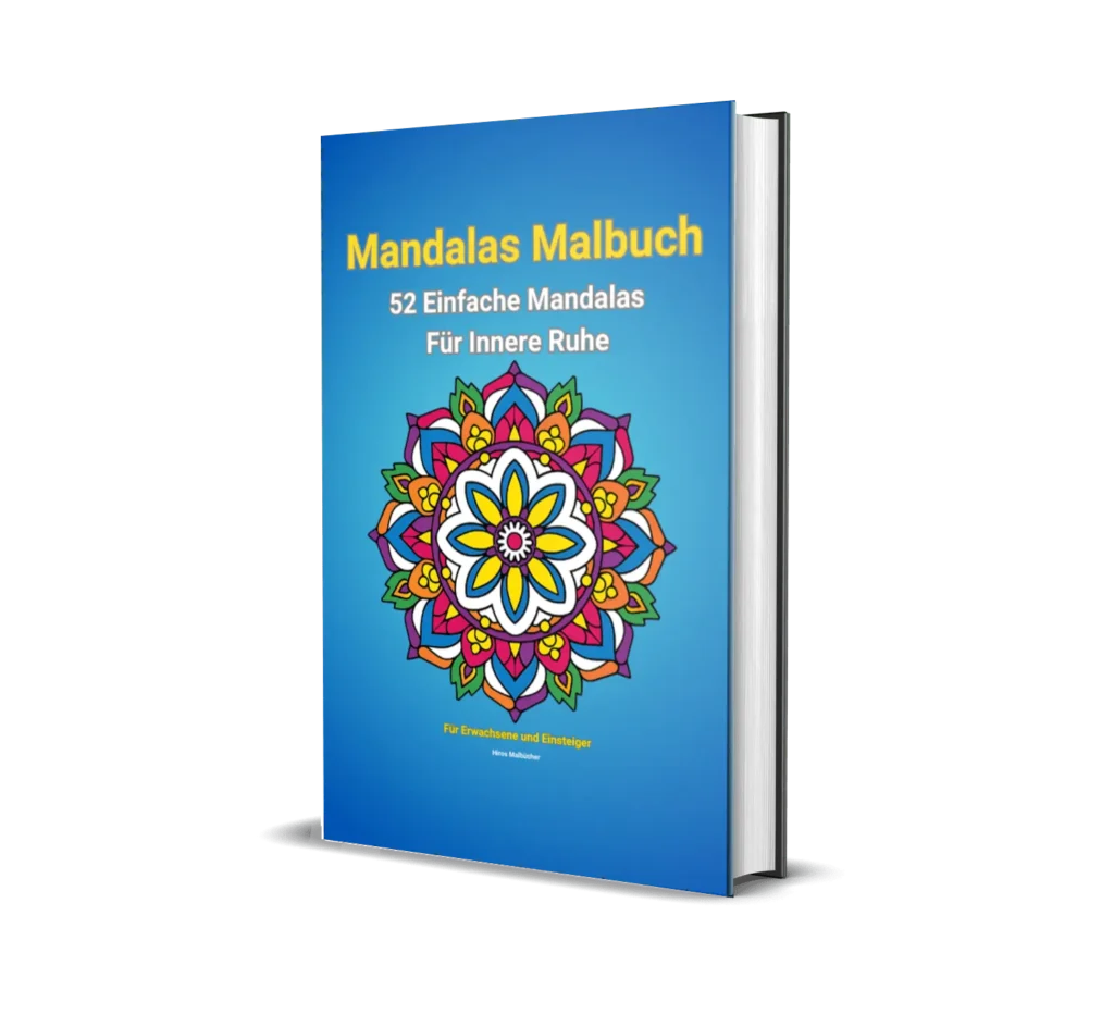 Einfache Mandalas Malbuch