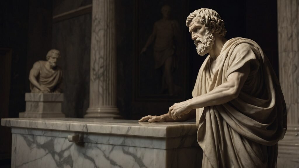 Die stoische Antwort ist nicht Chaos, sondern Klarheit – selbst wenn man provoziert wird.