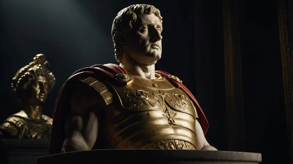 Ein narzisstischer römischer General sehnt sich nach Dominanz, Kontrolle und Bewunderung – der Stoizismus lehrt uns, dem Sog egoistischer Macht zu widerstehen.