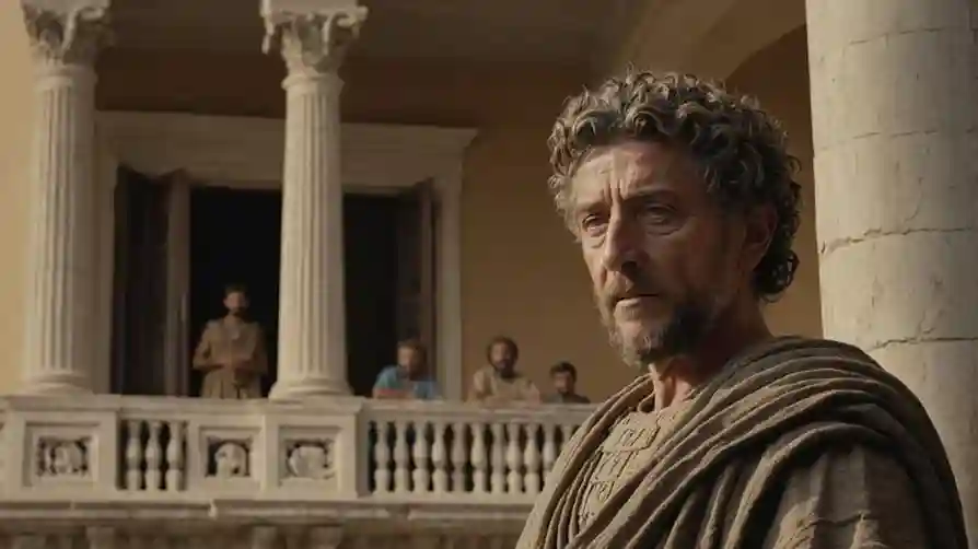 MArcus Aurelius wendet sich ab Marcus Aurelius wendet sich ab — stoischer stiller Abgang als Akt der Selbstachtung